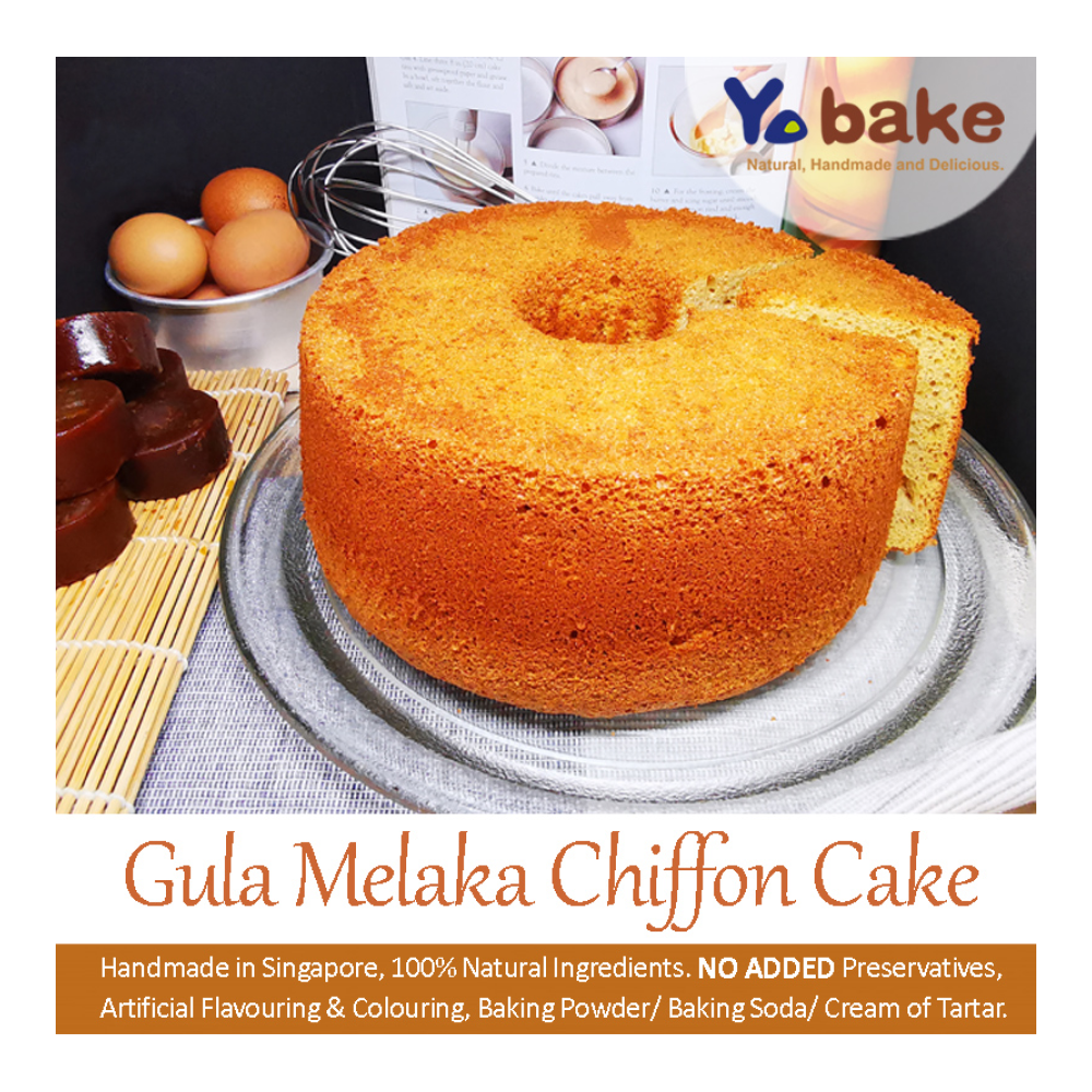Gula Melaka Chiffon Cake (8in/pc) (580g) - Singapore Food ...