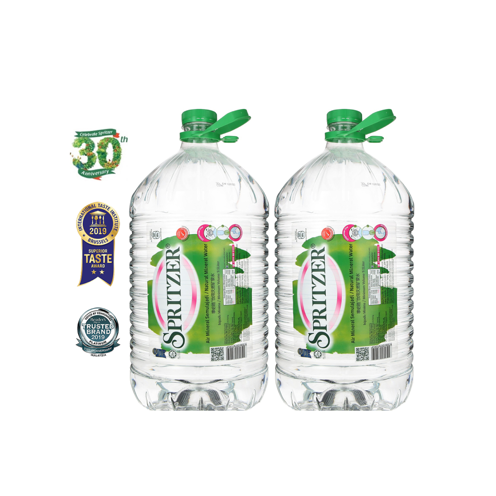 Spritzer Natural Mineral Water (2 bot x 9.5L) (ctn ...