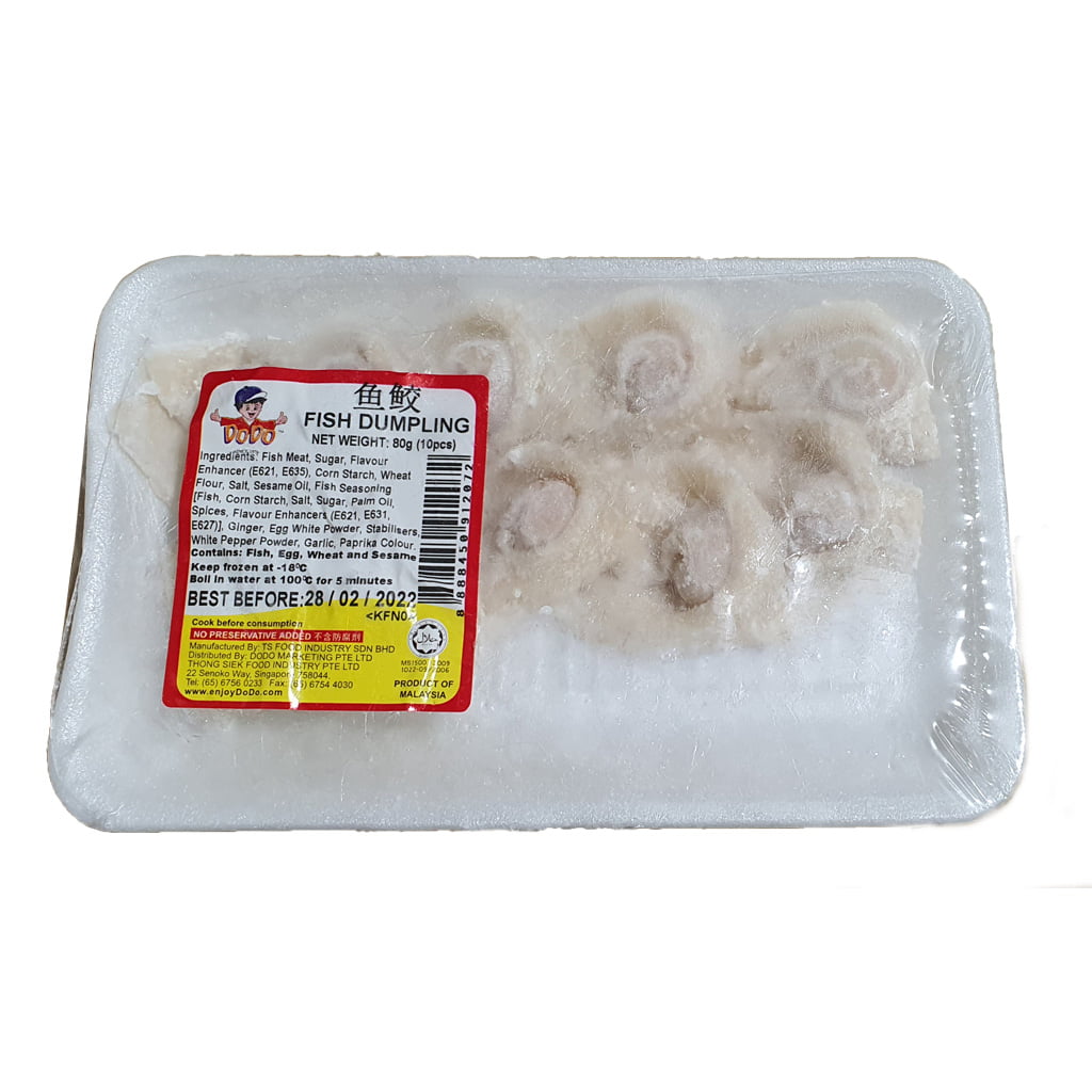 DoDo Fish Dumpling – 80G – Singapore Food United